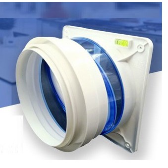 Nắp nhựa ống hút mùi, thông gió các loại - Phễu thu PVC ống bạc nhôm D110mm