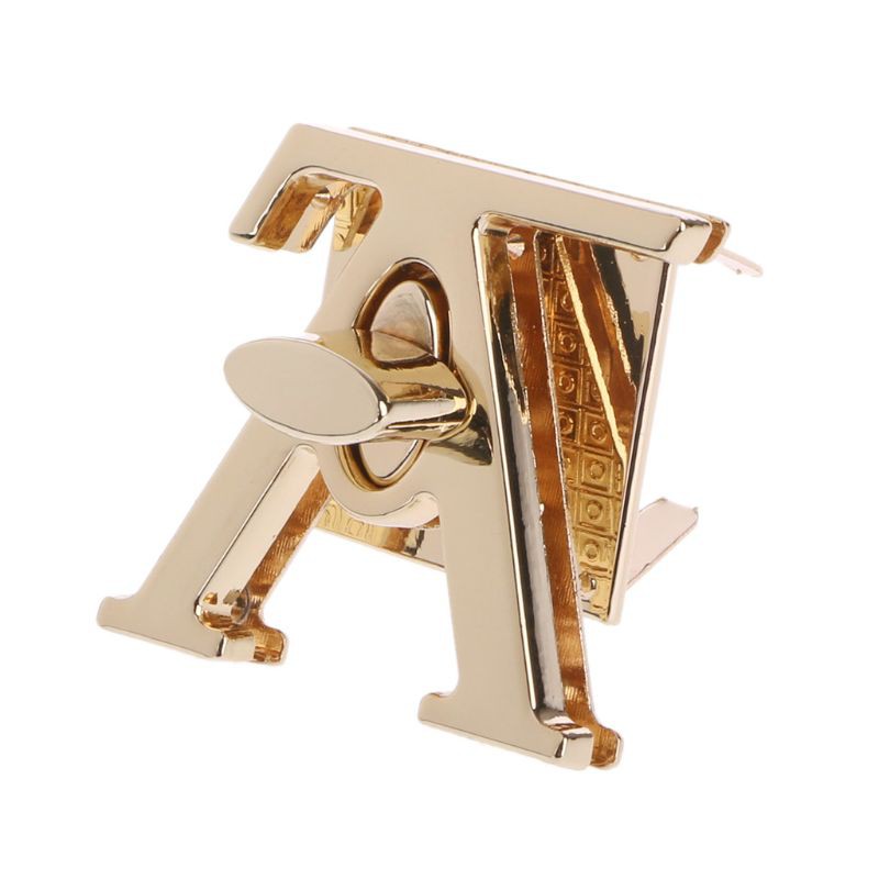 Khóa xoắn kim loại chữ V thời trang cho túi xách tay