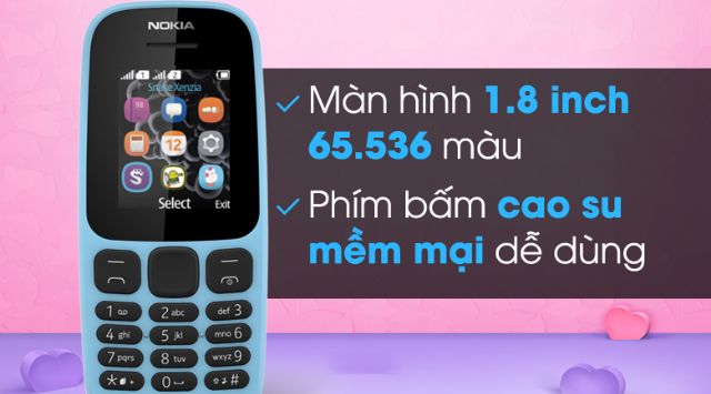 Điện thoại Nokia 105 1 Sim (2017) | BigBuy360 - bigbuy360.vn