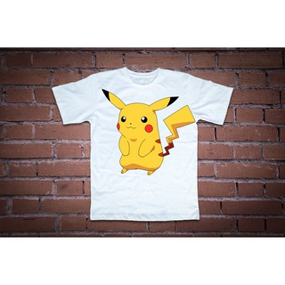 Áo thun in hình pikachu sợ hãi