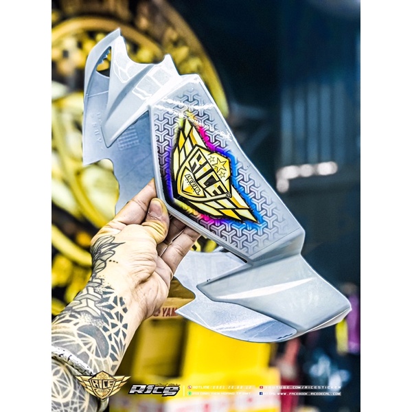 Tem Rice dán đầu Srirus  Ricedecal