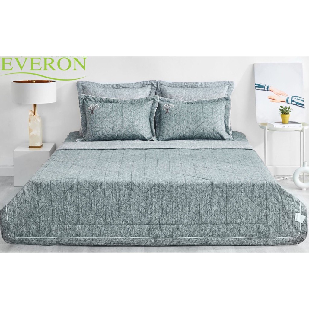 Bộ chăn BM EVERON EPM21061 180*200 (1 ga phủ + 02 vỏ gối 45cmx65cm + 01 chăn bốn mùa 2mx2m2)