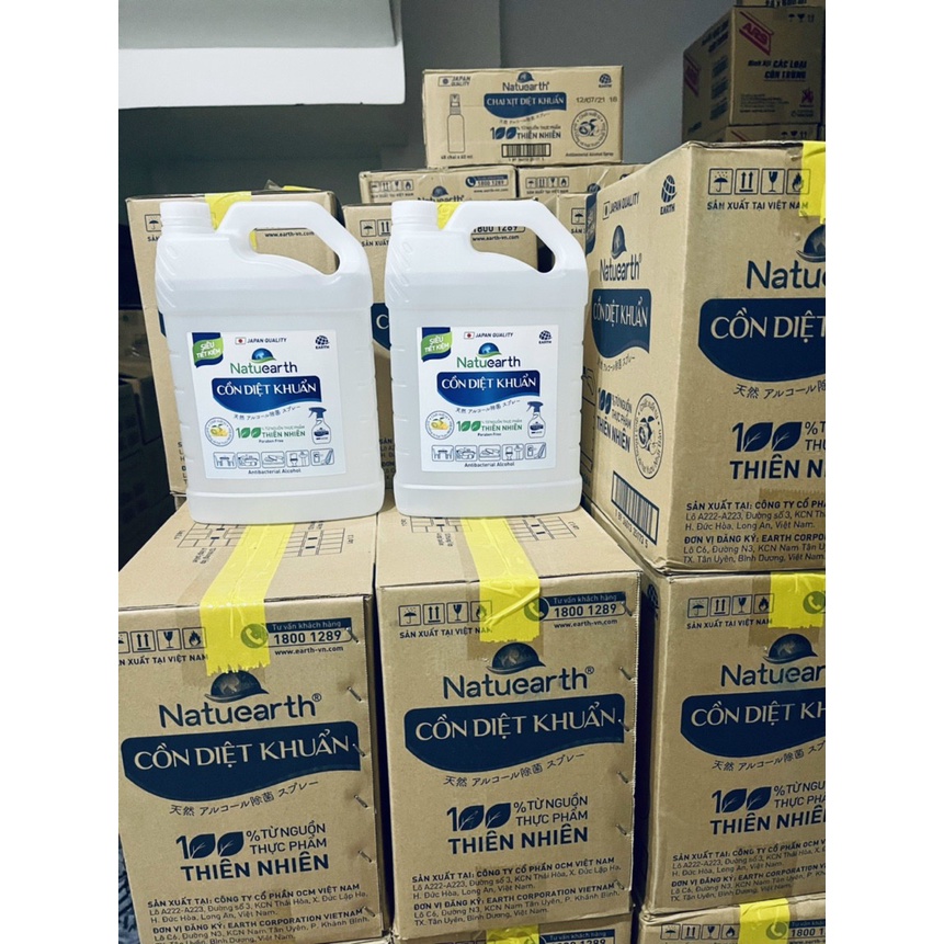 Cồn xịt diệt khuẩn Natuearth 3,8 lít (Siêu Tiết Kiệm) | BigBuy360 - bigbuy360.vn