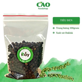 [100GR] TIÊU ĐEN ĐAKLAK TRỒNG HỮU CƠ VỚT LÉP 100%, LOẠI ĐẶC BIỆT SẠCH VÀ THƠM
