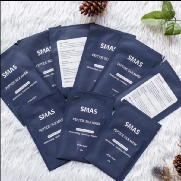 Mặt Nạ Dưỡng Ẩm Phục Hồi Da Làm Dịu Da Tức Thì SMAS Peptide Silk Mask 24H Hydration Boost 25G