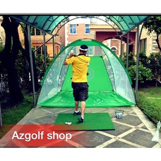 Bộ lồng tập, lưới tập swing gấp gọn PGM 3m x 2m  -TẶNG BÓNG VÀ THẢM SWING 25X40CM
