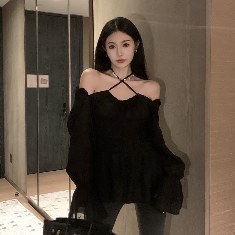 New Style 2022 Open Shoulder Sunscreen Long Sleeve Shirt For Women