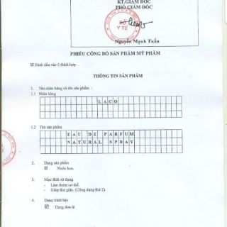 Nước hoa LACO set 4 mùi