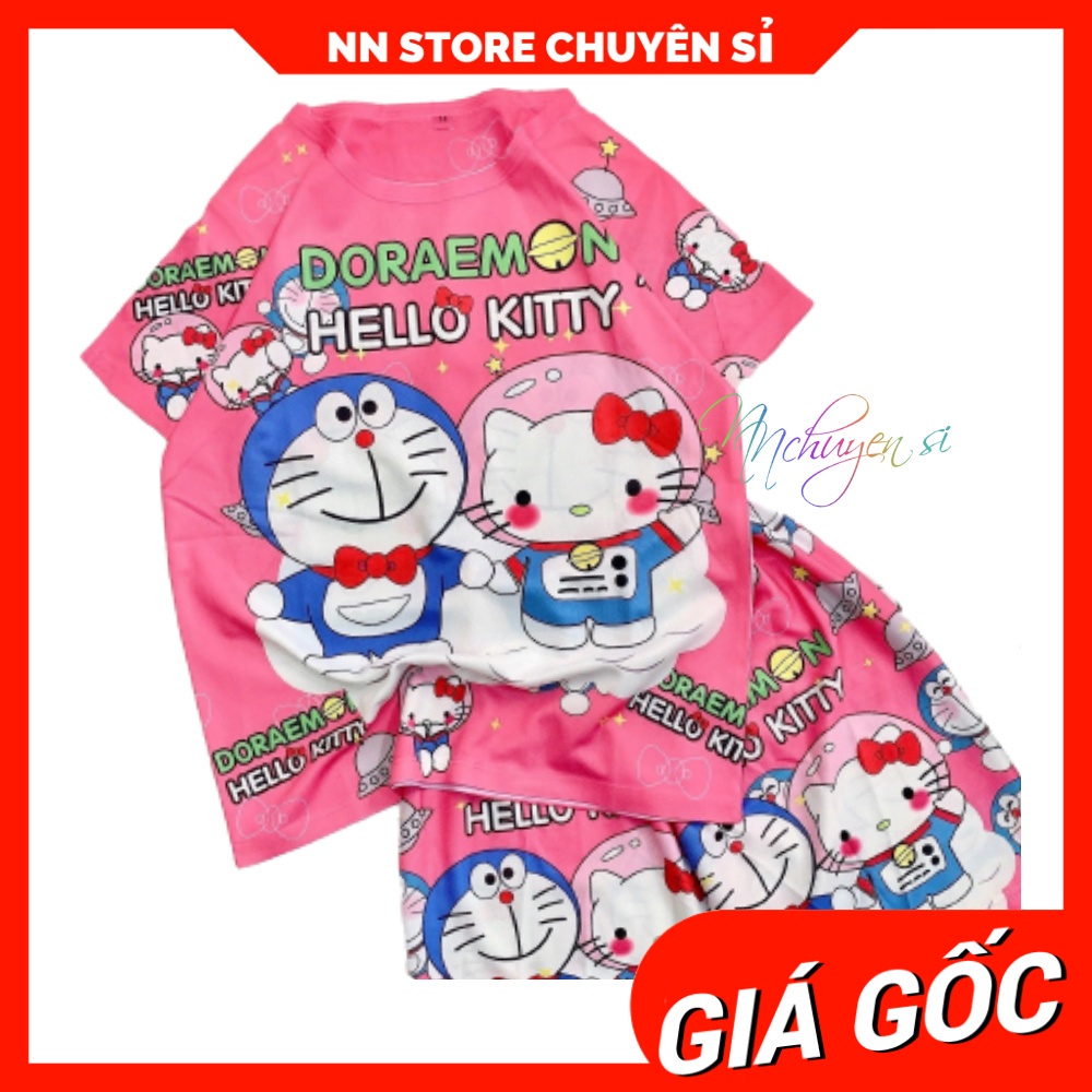 Bộ ngủ doremon cho bé từ 5kg đến 70kg  Bộ bò sữa  Bộ hoạt hình bé gái bé trai chất thun mềm mịn mát DBRBD FULL SIZE