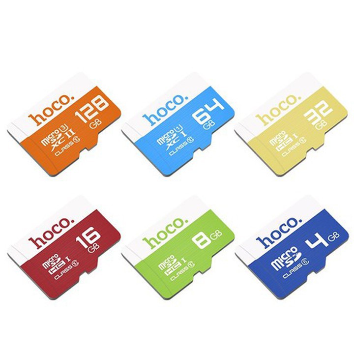 Thẻ nhớ MicroSD 32GB Class 10 Hoco chính hãng - Màu bất kì- Bảo hành 1 đổi 1 trong vòng 14 ngày