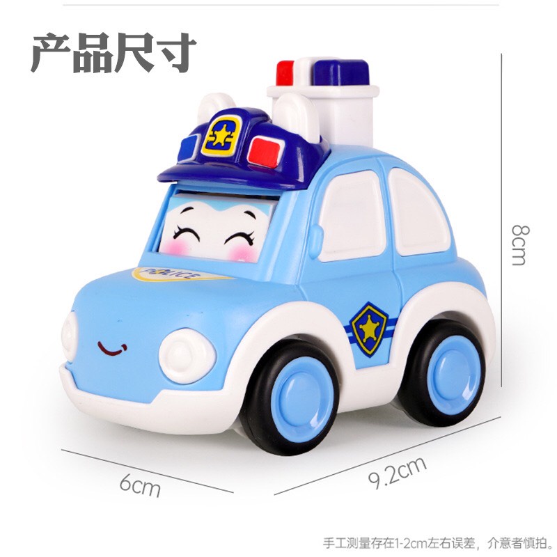 Đồ chơi xe Robocar nhấn nút chạy