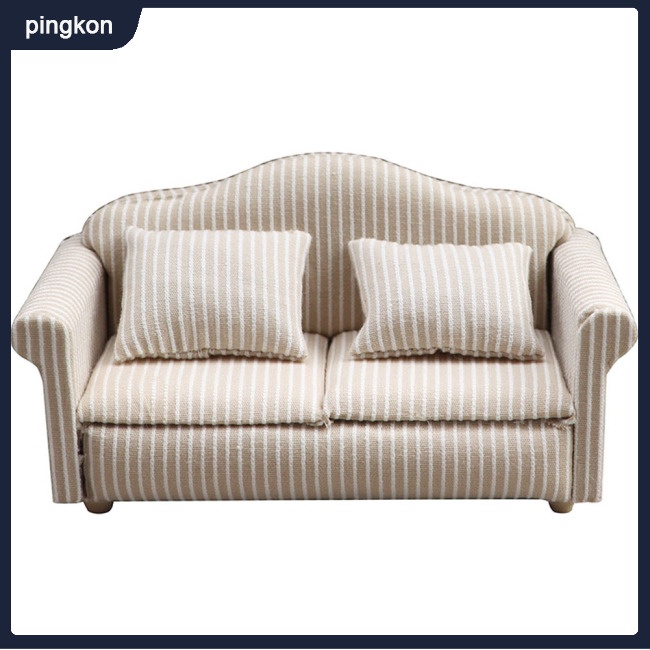 Mô Hình Ghế Sofa Tỉ Lệ 1:12 Trang Trí Nhà Búp Bê/Phòng Khách