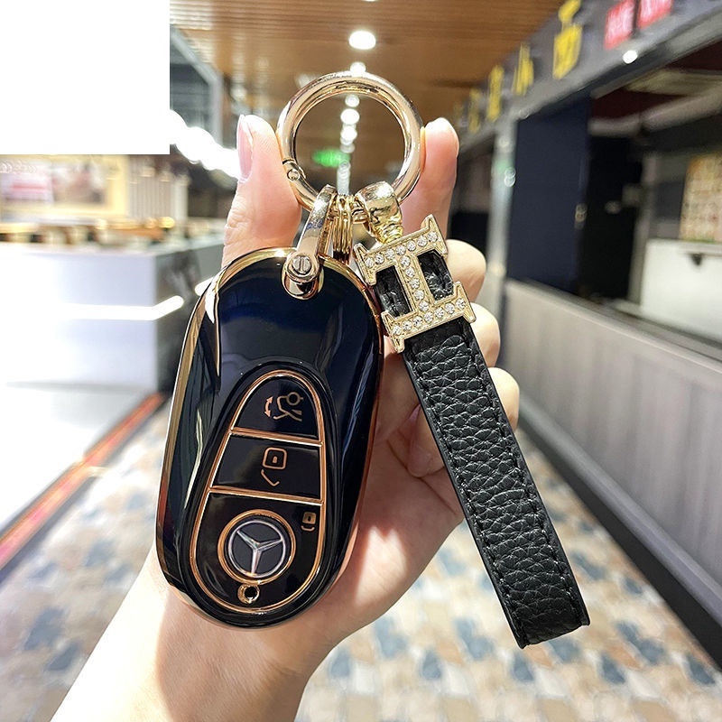 Vỏ Bọc Chìa Khóa Xe Hơi Mercedes Benz 2021 C Class S Class W223 S350 S400 S450 S500 C200 C260 2021