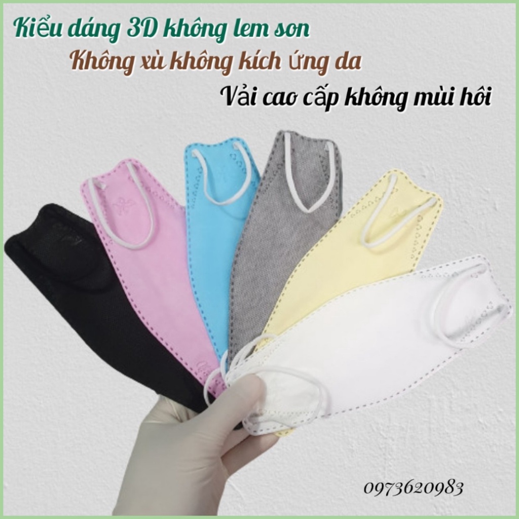 Khẩu Trang 3D Kháng Khuẩn KF94 LandMask Cao Cấp 4 Lớp Có Nhiều Màu Hàng Công Ty Chính Hãng