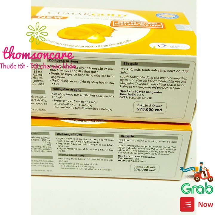 CumarGold Mẫu mới - Thêm chiết xuất gừng - hỗ trợ giảm đau dạ dày - Mua 12h tặng 1h bằng tem tích điểm | BigBuy360 - bigbuy360.vn