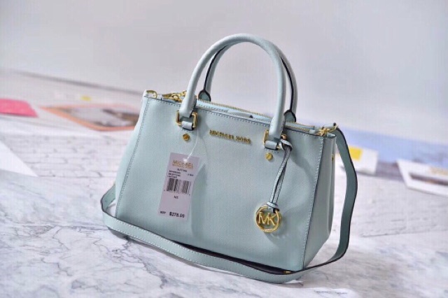 TÚI MICHAEL KORS SUTTON SMALL SAFIANO LEATHER SATCHEL SIZE 28