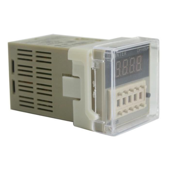 Bộ đếm số lượng sản phẩm counter DH48J-11A, DH48J-8A giá rẻ tặng kèm chân đế PF113A, PF083A