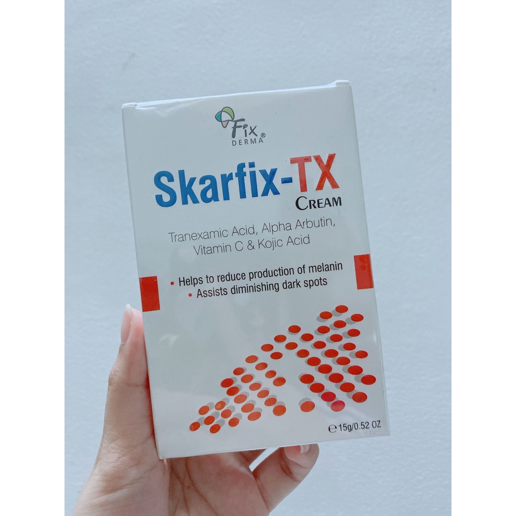 Kem Dưỡng Da Mờ Thâm, Tàn Nhang Fixderma Skarfix-TX Cream 15g Tranexamic Acid (2%)