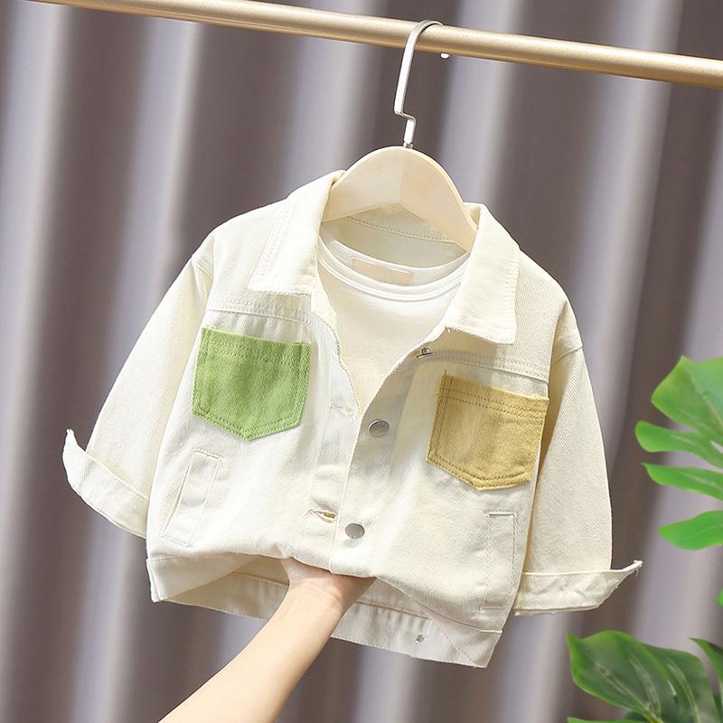 Áo Khoác Cardigan Phong Cách Hàn Quốc Thời Trang Xuân Thu 2022 Dành Cho Bé Trai Gái