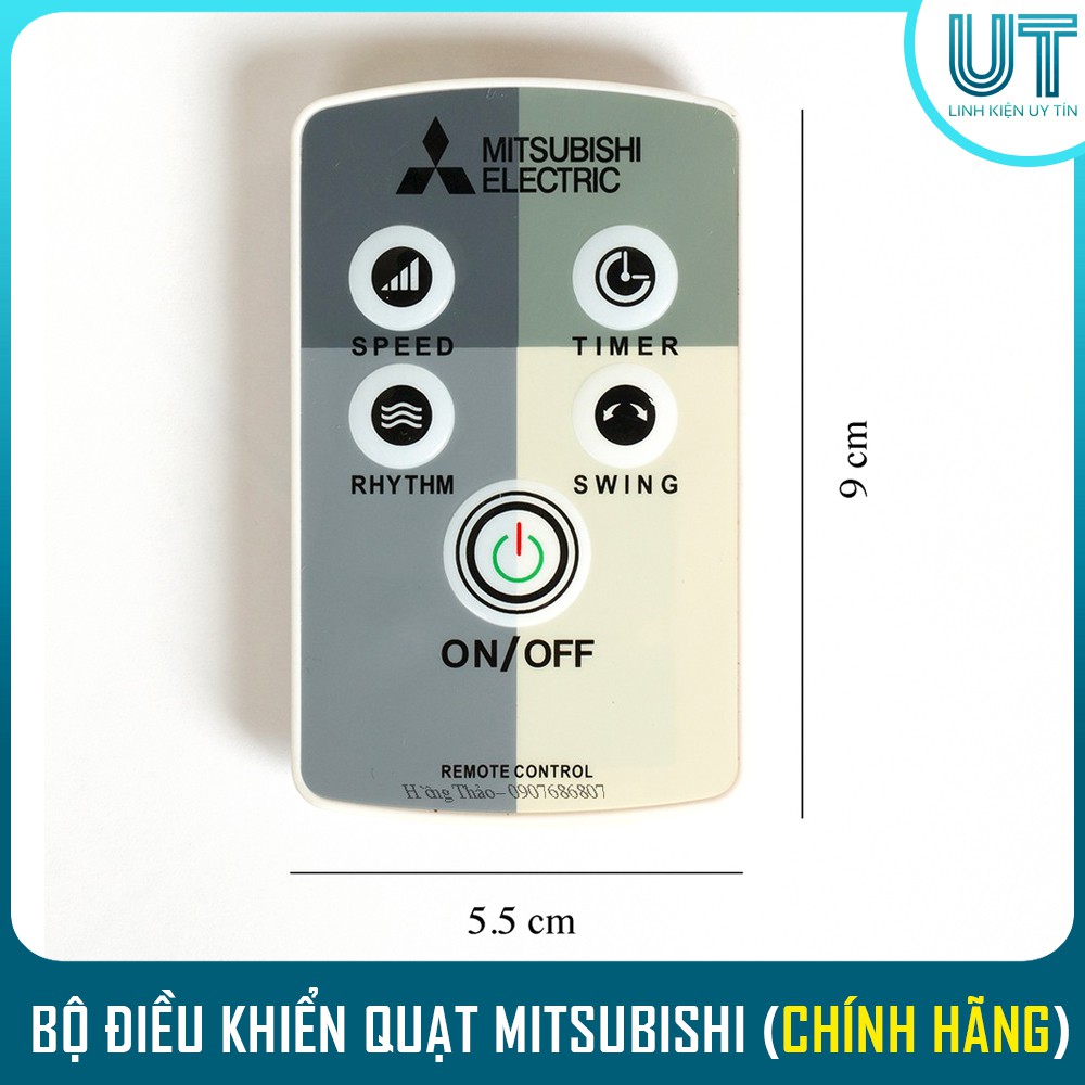 Bộ mạch điều khiển quạt từ xa MITSUBISHI cho QUẠT CÂY QUẠT ĐỨNG LV16-RT/RR/RS ( Chính Hãng )