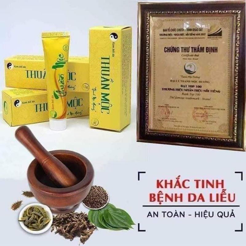 Kem bôi da Thuần khắc tinh của da Mộc