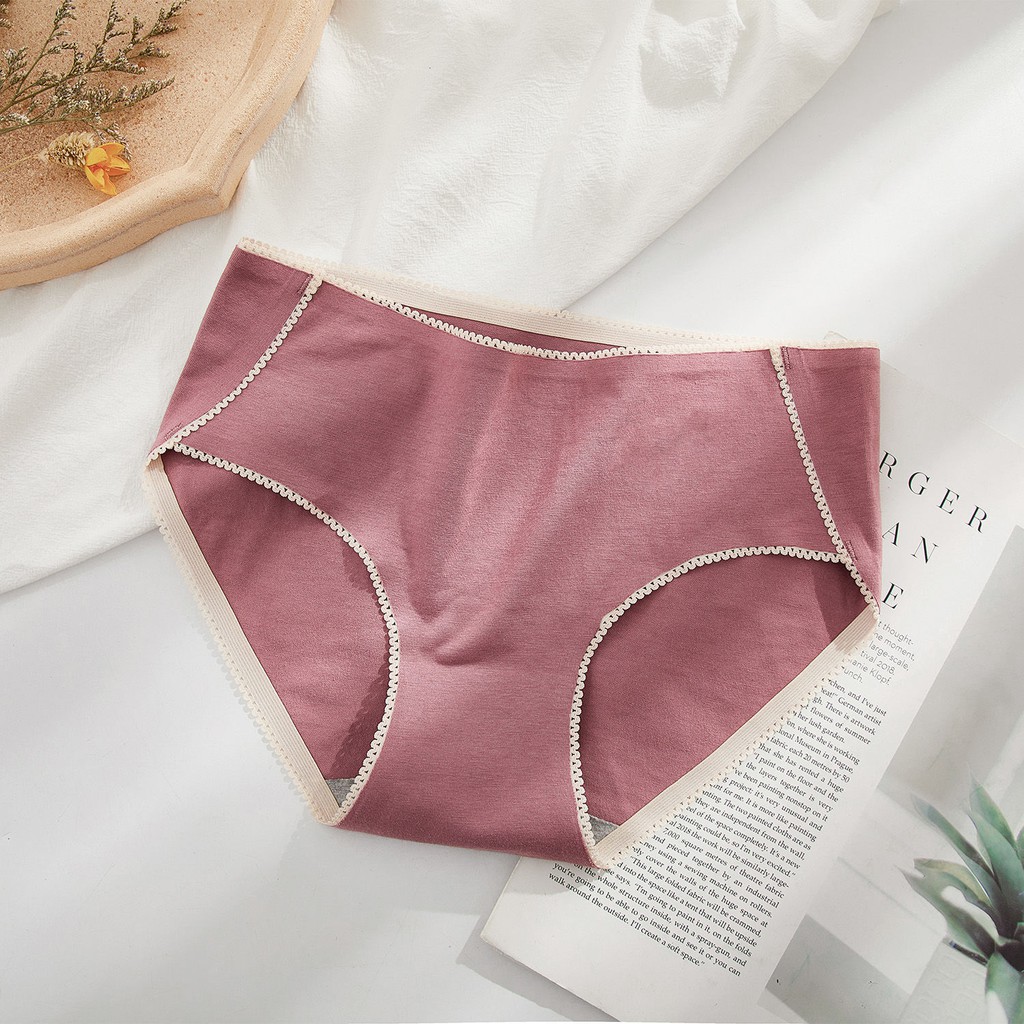 Quần Lót Nữ Cotton Nano Vanvene Viền Ren Mới Cạp Vừa Lót Kháng Khuẩn Mới Q333