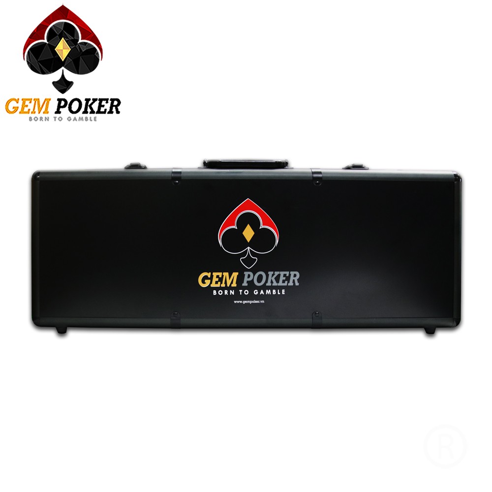 VALI 500 CHIP POKER PHỈNH CLAY "KINGSTAR®" CAO CẤP