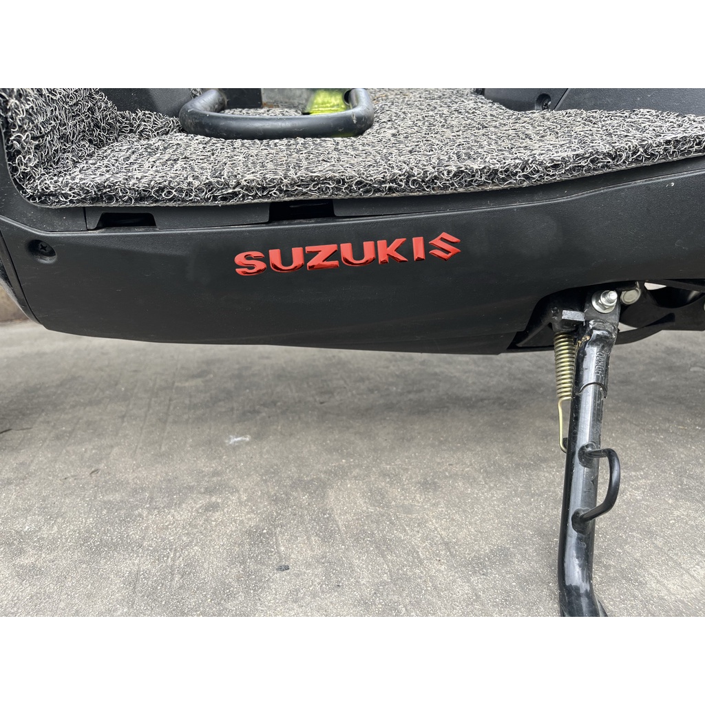 Decal 3d Chữ Suzuki Trang Trí Xe Hơi