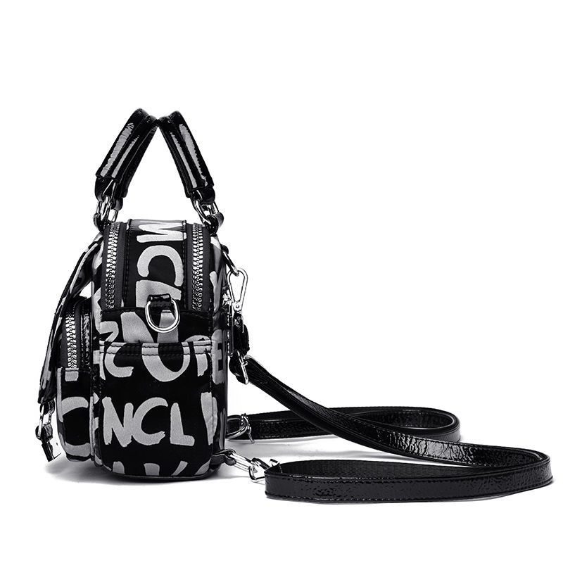 Ba Lô Đeo Vai Một Bên Vai Đính Đá Chữ Phong Cách Thời Trang Mới 2022 Cho Nữ