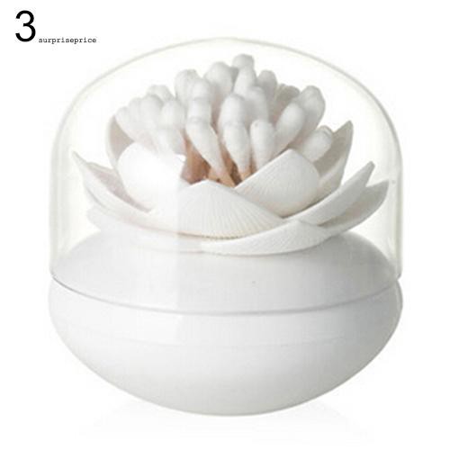 Hộp đựng tăm tạo hình bông sen 4 màu