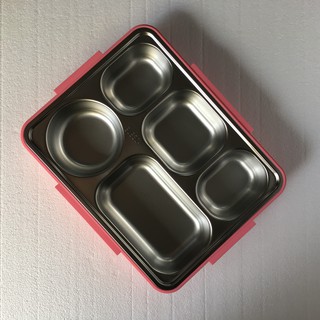 Hàng Loại 1: Hộp đựng cơm văn phòng 5 ngăn Inox 304 (Kèm thìa + đũa + chén đựng canh). Giao màu ngẫu nhiên.