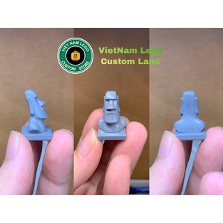 Tảng đá Moai (đảo phục sinh)- phụ kiện moc minifigures.