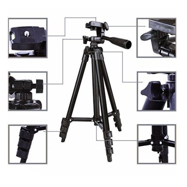 Gậy Chụp Hình Tripod 3120 + Nút Remote Bluetooth + Kẹp Điện Thoại