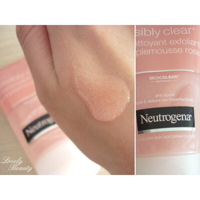 Sữa rửa mặt Neutrogena Visibly Clear Pink