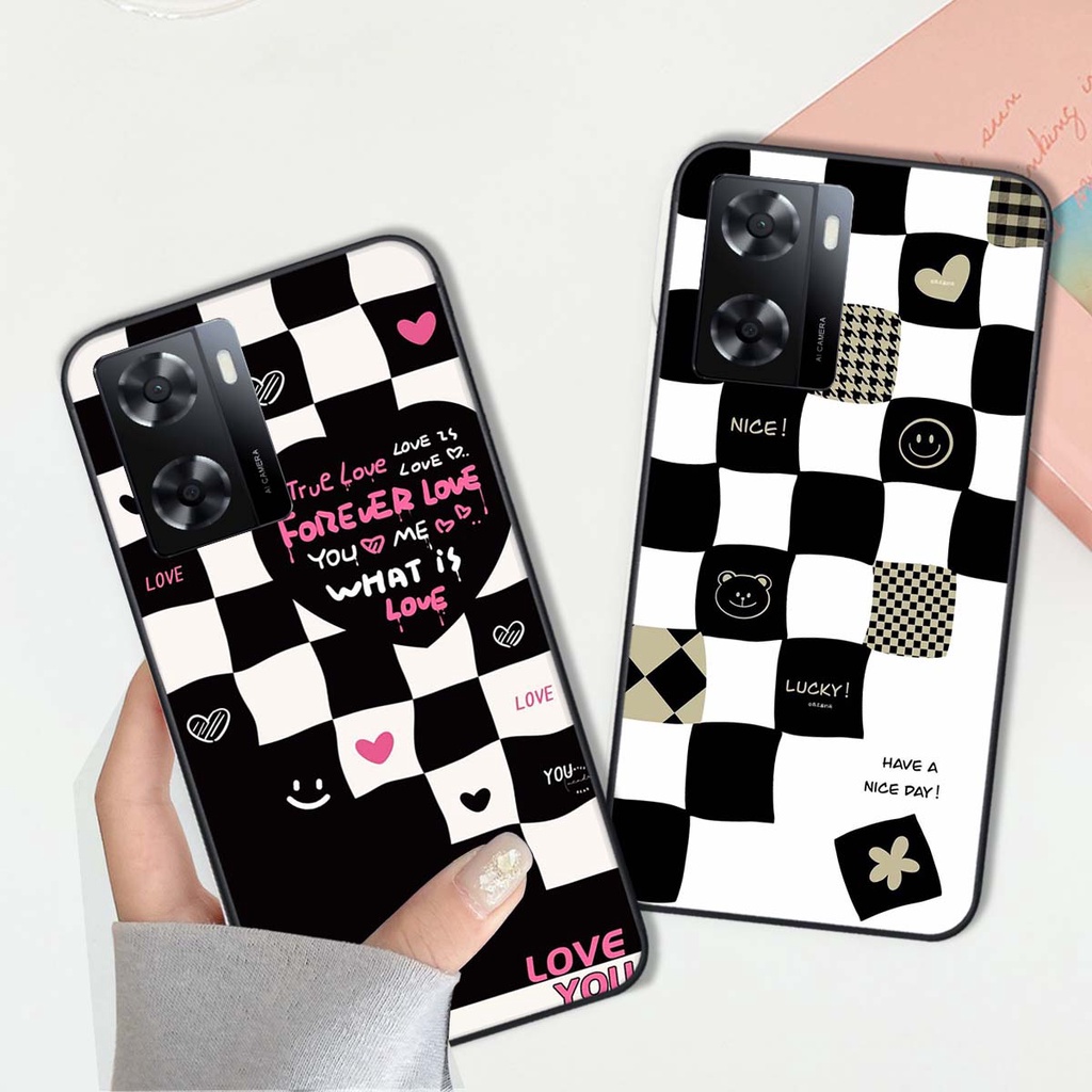 Ốp lưng Oppo A57 4G in hình caro god lovee cao cấp