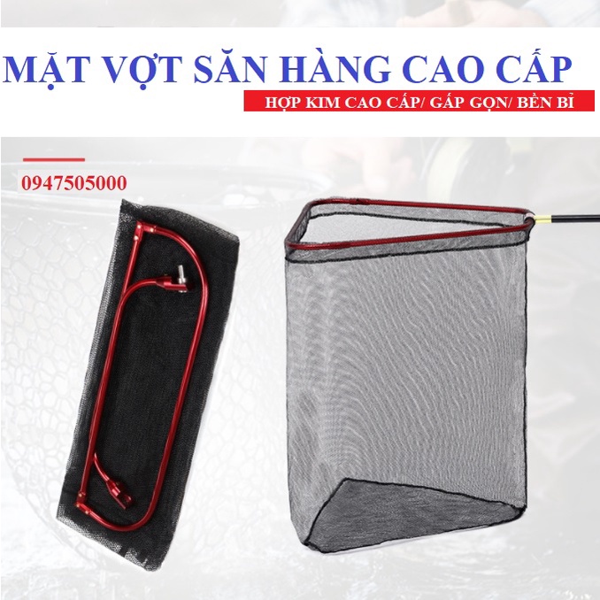 Mặt Vợt Săn Hàng, Mặt Vợt Tam Giác Gấp Gọn, Câu Đơn, Câu Đài
