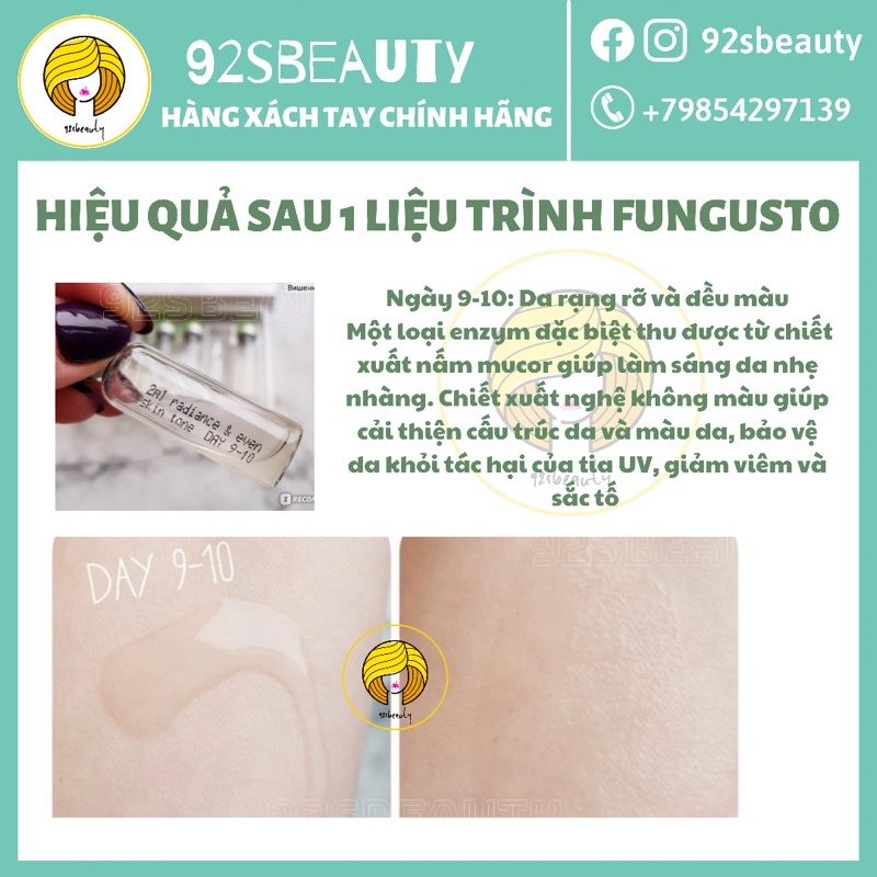 Serum Teana Fungusto chứa chiết xuất nấm men cải thiện da