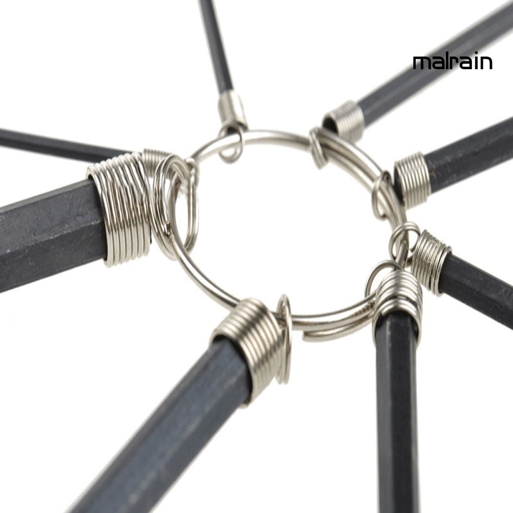 Set 8 Chìa Khóa Lục Giác Có Móc Treo Tiện Dụng Cho Hoạt Động Ngoài Trời