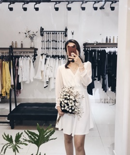❤️❤️ Váy xoè phối tay voan lưới ❤️❤️❤️