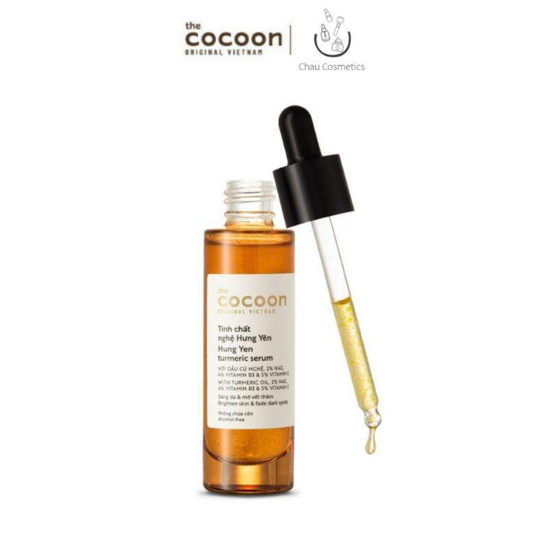 Tinh chất nghệ Hưng Yên Cocoon Serum Nghệ trắng sáng da mờ thâm 30ml