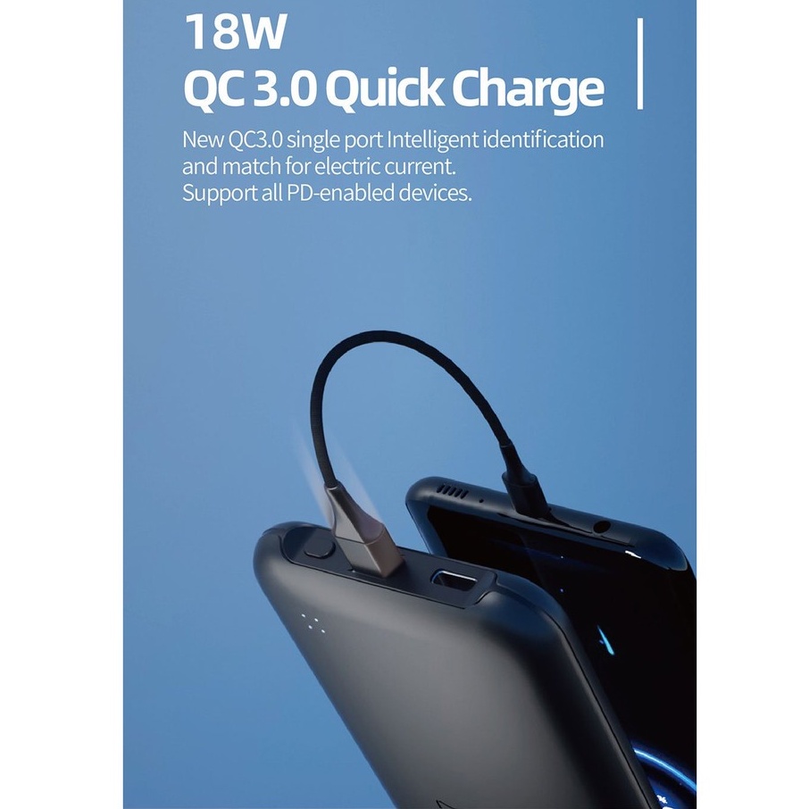 Pin sạc dự phòng MIPOW POWER CUBE 10000mAh PD 3.0/QC 3.0 18W