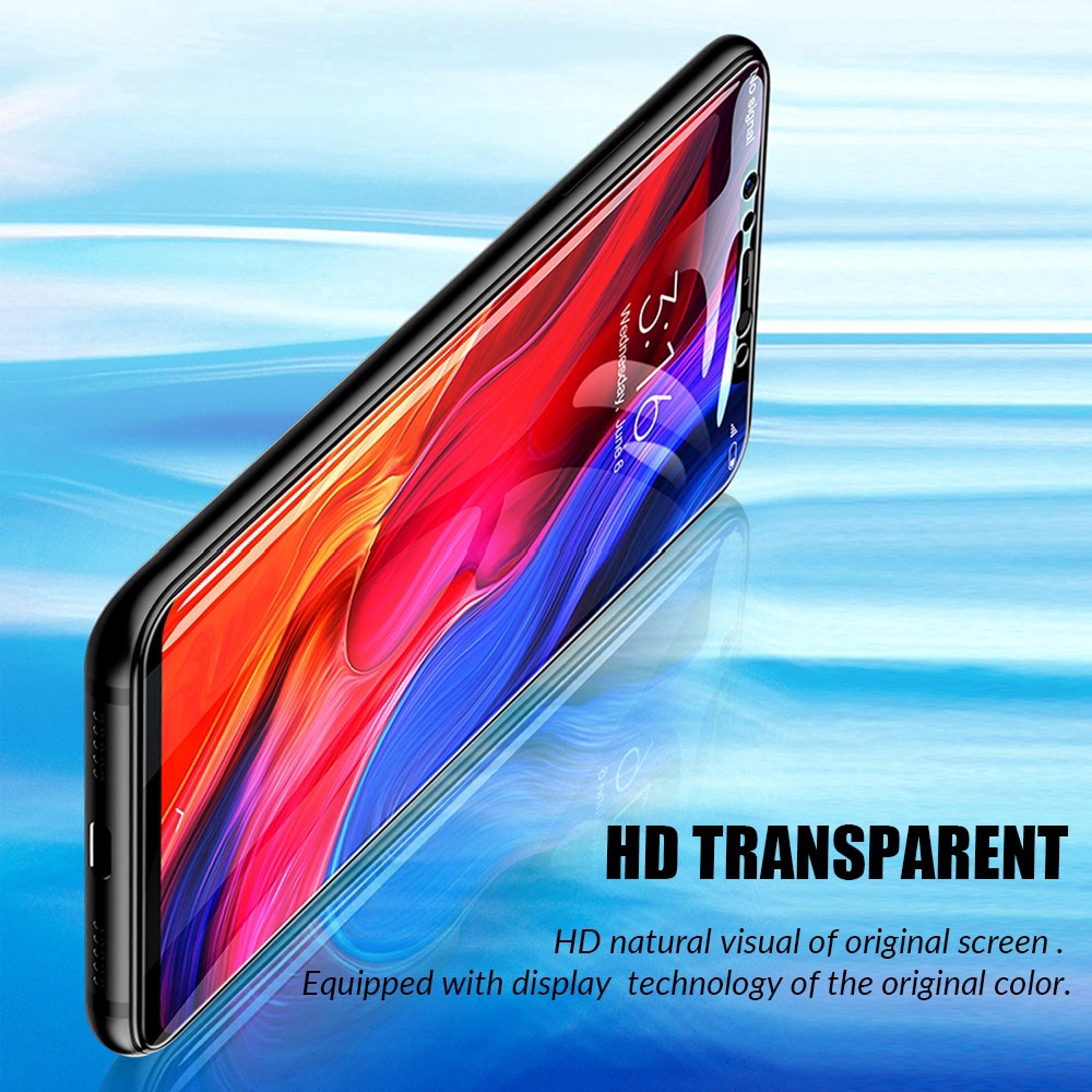 Kính cường lực 6D mới nhất full màn cho Xiaomi Redmi Note 8 7 6 K20 5 Pro 8T 8A 7A Y3 4X