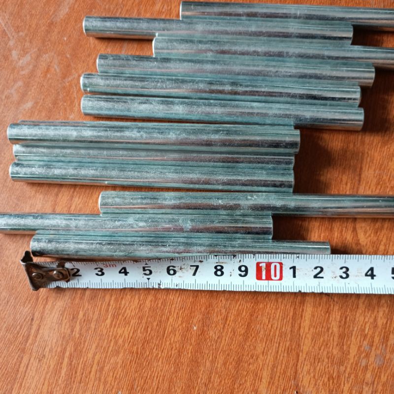 Ống kẽm phi 10mm dày 1li dài 12,5cm