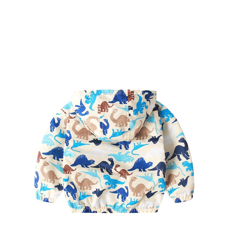 Áo Khoác In Hình Khủng Long Thời Trang Hè Thu Mới Cho Bé Trai 1-6 Tuổi