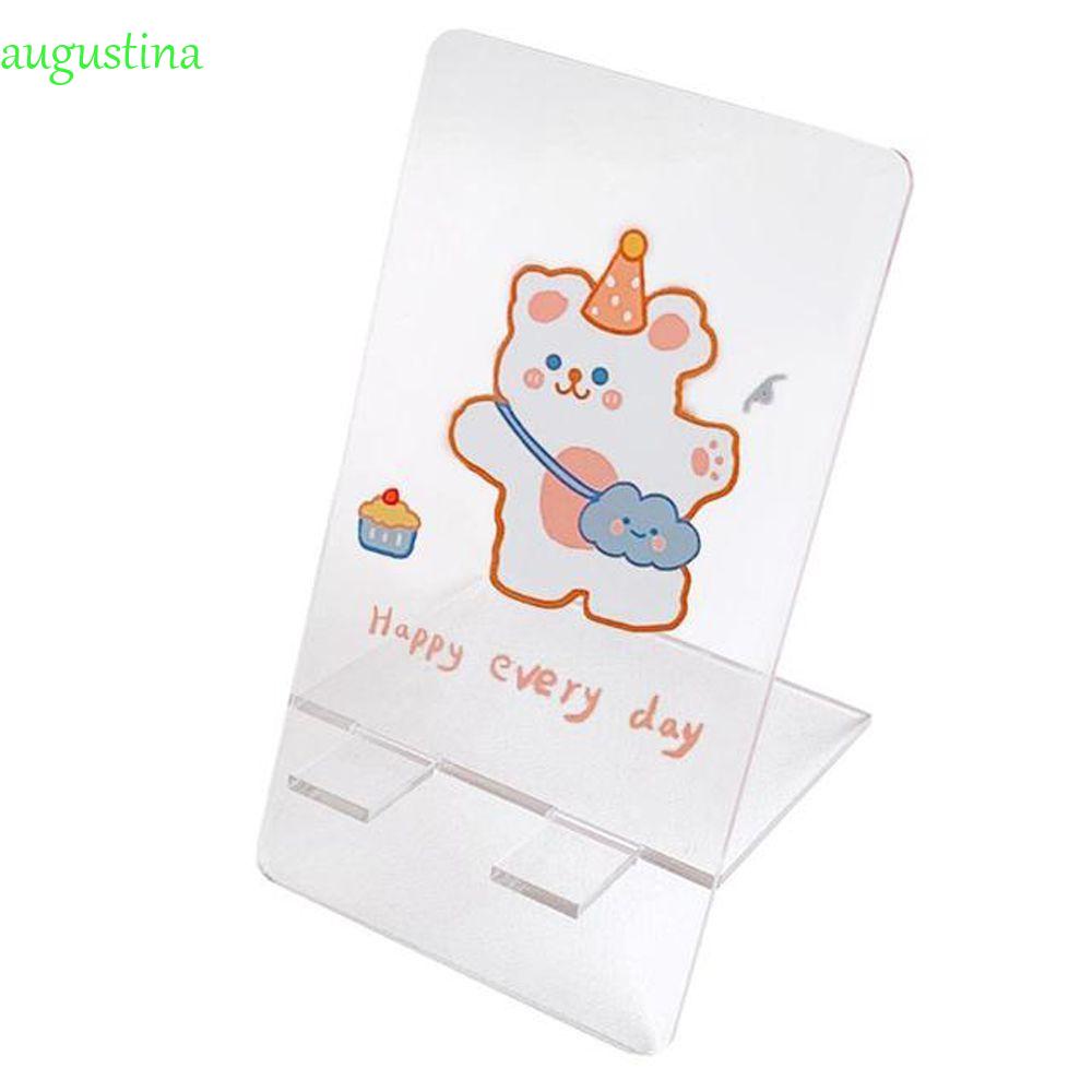 Giá đỡ điện thoại/máy tính bảng bằng acrylic trong suốt hình thỏ dễ thương