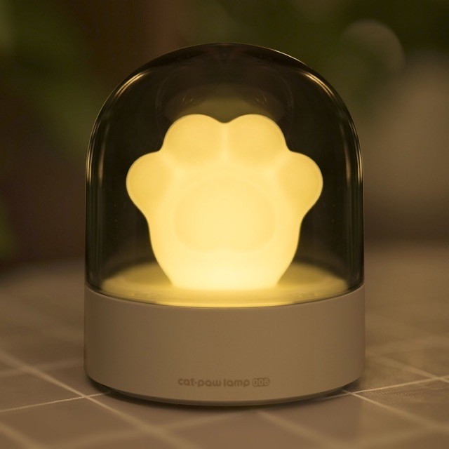 Đèn Led chân mèo - hộp nhạc đèn ngủ dễ thương pin sạc