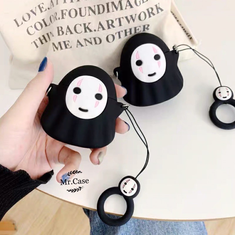 Case Airpods 1/2 Pro Vỏ Ốp Đựng Tai Nghe Hình Vô Diện Lùn - Mr.Case Airpods