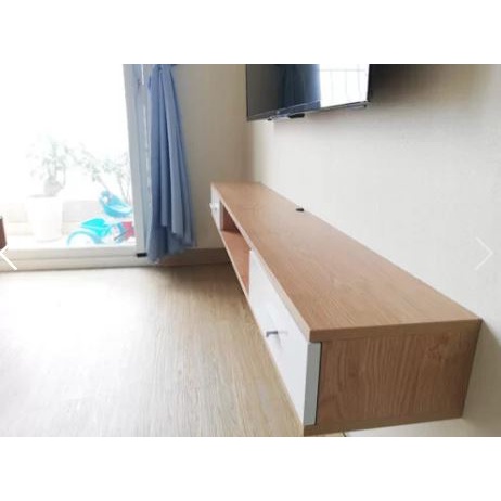 Kệ tivi -kệ gỗ trang trí treo tường phòng khách phòng ngủ