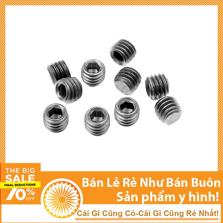 Ốc Xiết Đầu Kẹp Mũi Khoan - Ốc Lục Giác M3