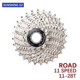 Líp thả 11 Sunshine 11-25T và 11-28T xe đạp thể thao